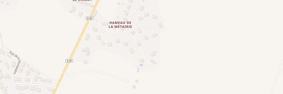 Plan du 16 Imp Hameau de la Métairie à Évron