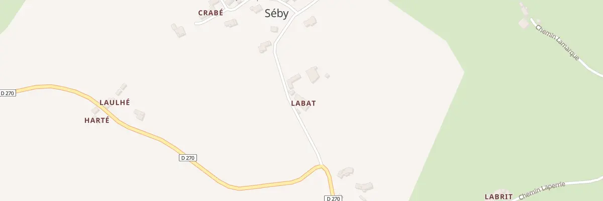 Plan du 4 Che du Moulin à Séby