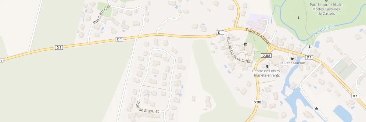 Plan du 358 Rue de Rigoulet à Bougue