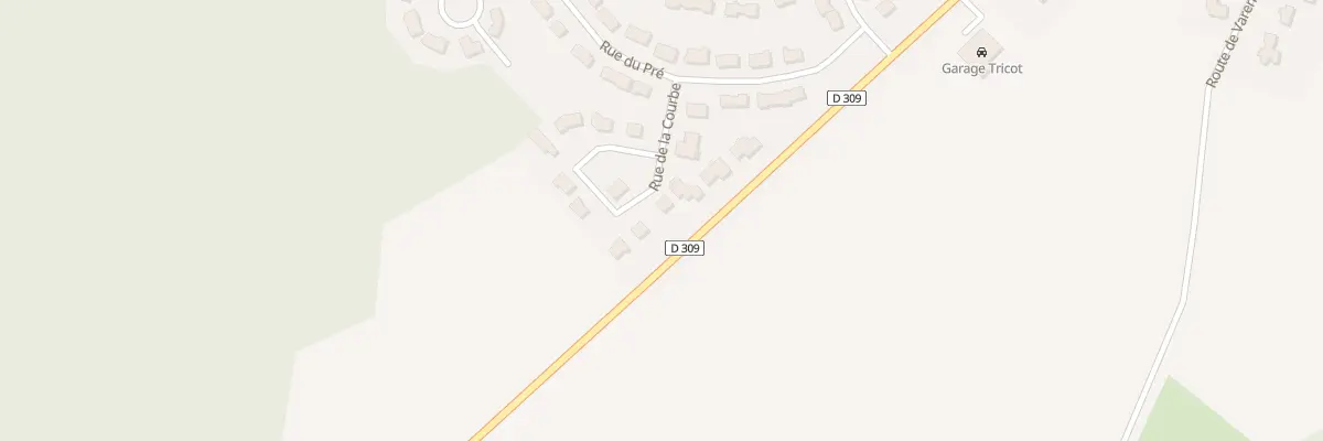 Plan du 5 Rue de la Courbe à Souvigné-sur-Sarthe