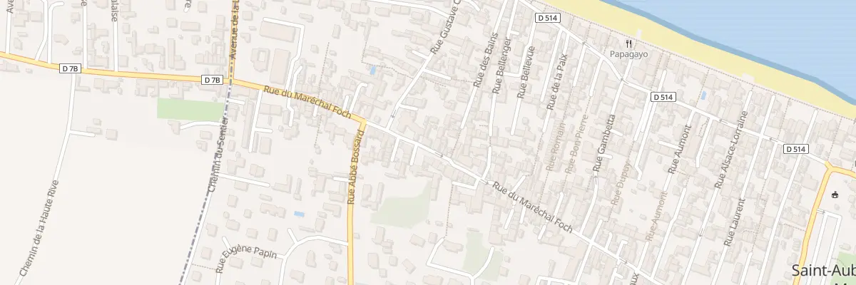 Plan du 98 Rue du Maréchal Foch à Saint-Aubin-sur-Mer