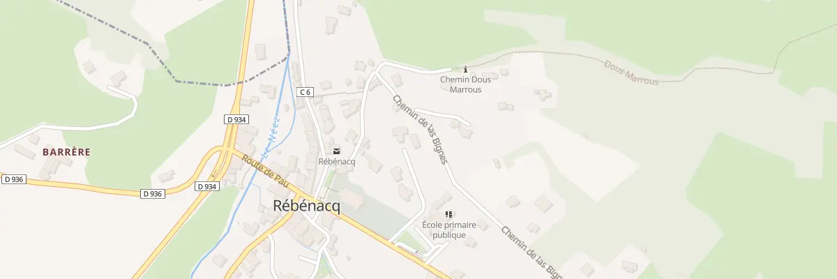 Plan du 5 Lot Maysounave à Rébénacq