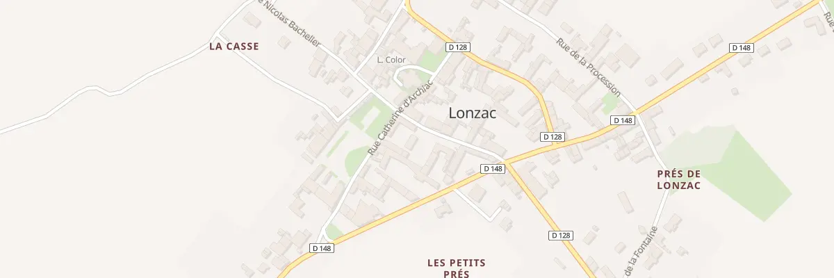 Plan du 7 Rue de Marignan à Lonzac