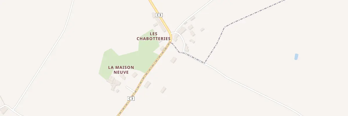 Plan du 5000 Les Chabotteries à Geay