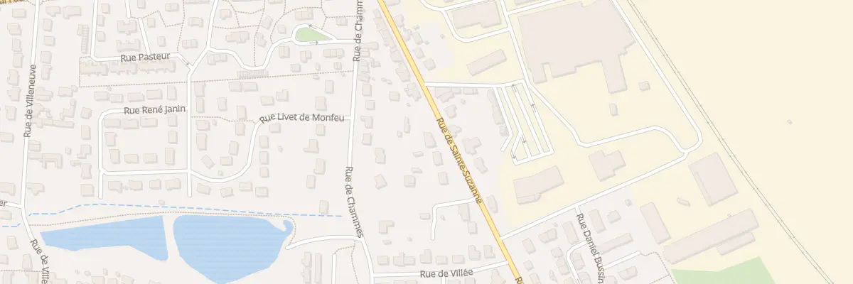 Plan du 74 Rue de Ste Suzanne à Évron