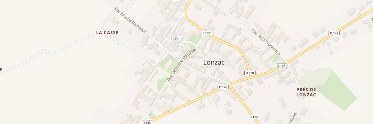 Plan du 18 Rue Catherine d’Archiac à Lonzac