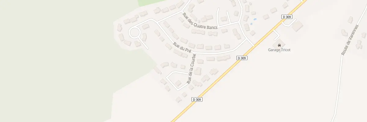 Plan du 14 Rue du Pre à Souvigné-sur-Sarthe