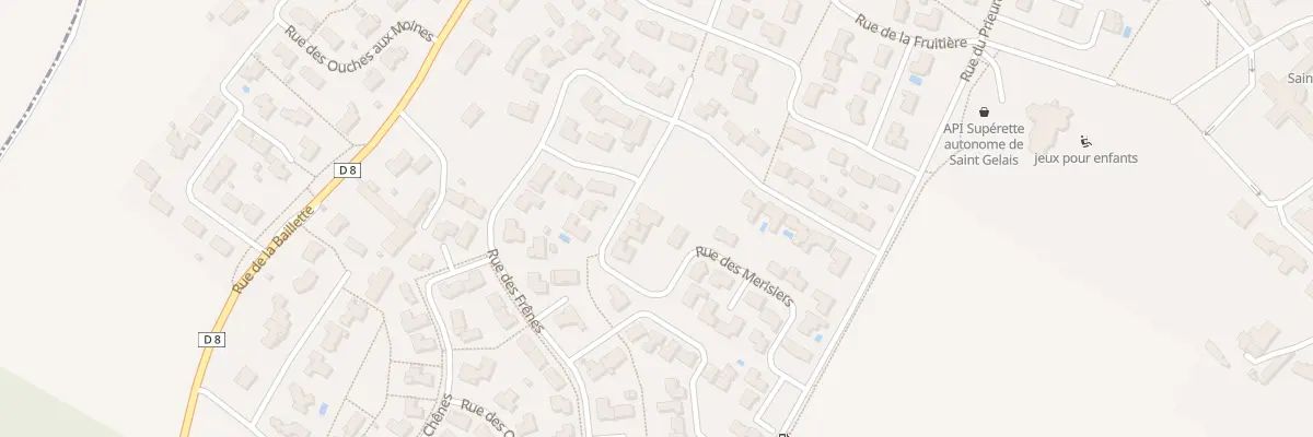 Plan du 1 Rue des Merisiers à Saint-Gelais