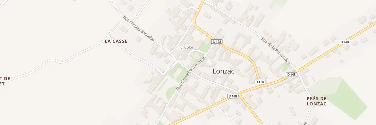 Plan du 7 Rue Catherine d’Archiac à Lonzac