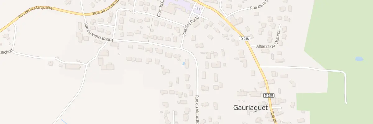 Plan du 32 Rue du Vieux Bourg à Gauriaguet