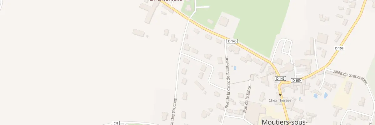 Plan du 10 Rue de la Noue Moutiers S Arge à Argentonnay
