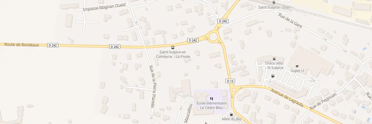 Plan du 3 Rte de Bordeaux à Saint-Sulpice-et-Cameyrac