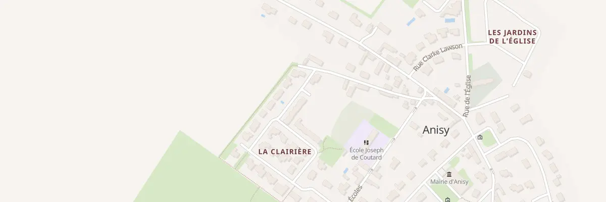 Plan du 10 Rue des Mirabelles à Anisy