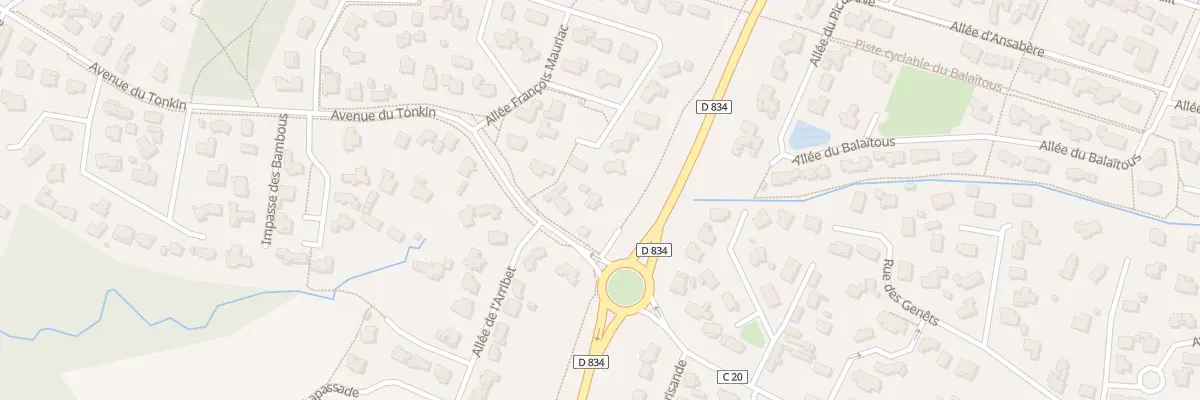 Plan du 98B Av du Tonkin à Lons