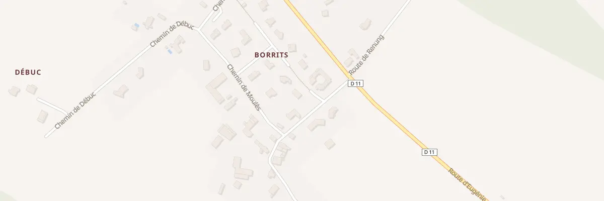 Plan du 70 Che de Borrits à Classun