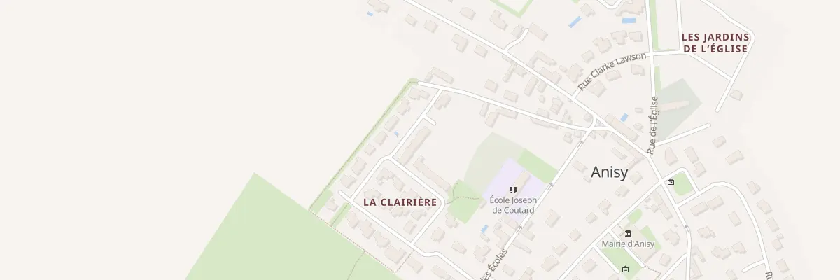 Plan du 8 Rue des Mirabelles à Anisy