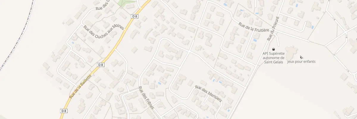 Plan du 5 Rue des Hêtres à Saint-Gelais