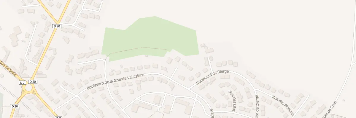 Plan du 40 Bd de la Gde Valaisiere à Évron