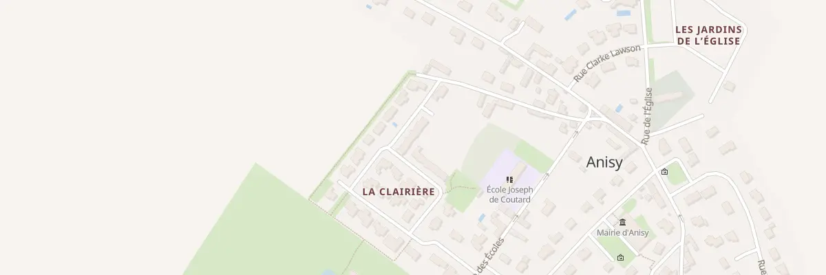 Plan du 6 Rue des Mirabelles à Anisy