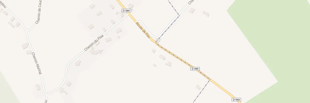 Plan du 1592 Rte de Pau Rd944 à Vignes