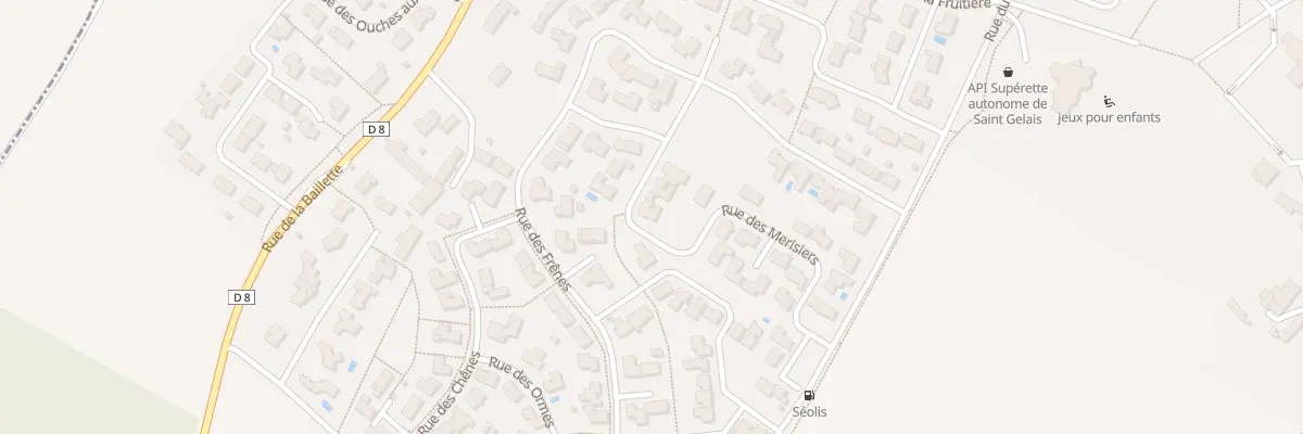 Plan du 5 Rue des Merisiers à Saint-Gelais