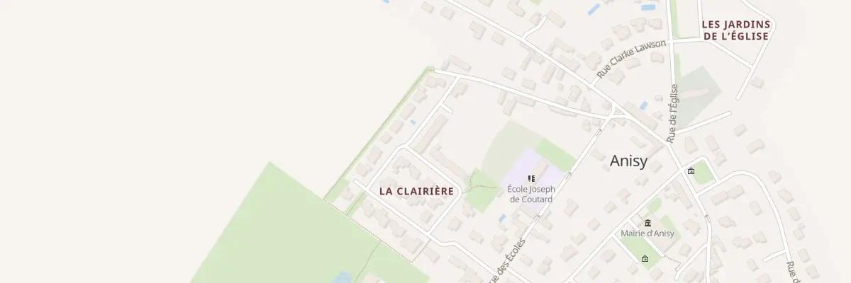 Plan du 4 Rue des Mirabelles à Anisy