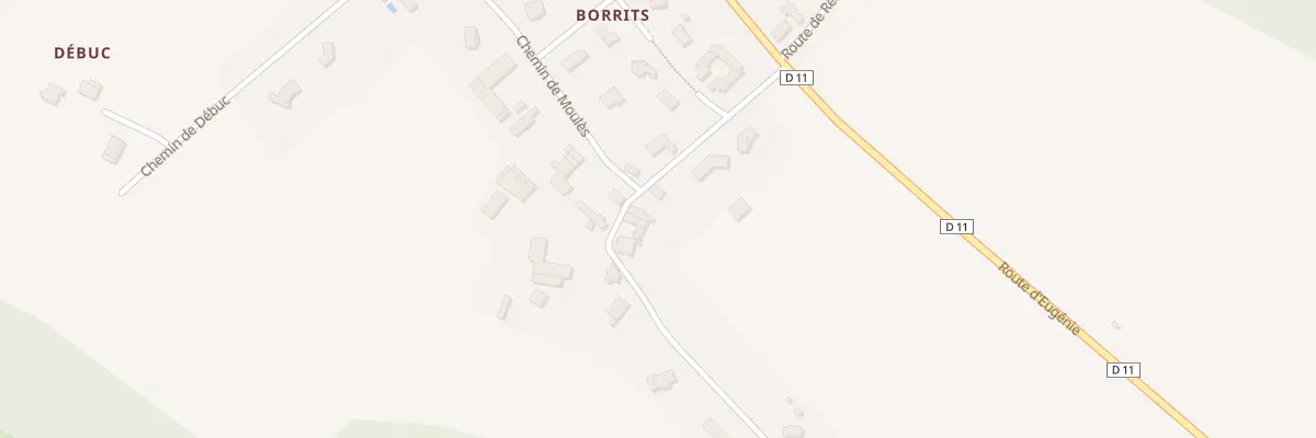 Plan du 151 Che de Borrits à Classun