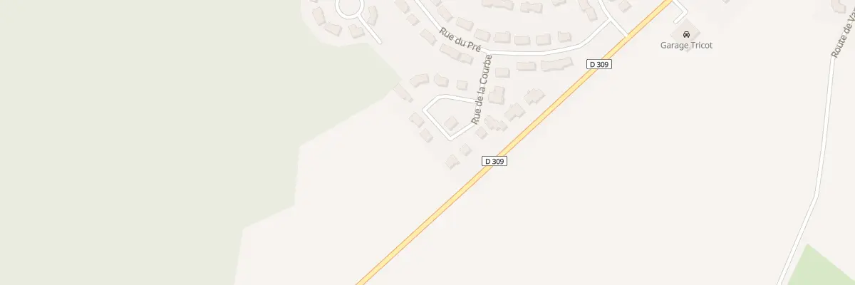 Plan du 8 Rue de la Courbe à Souvigné-sur-Sarthe