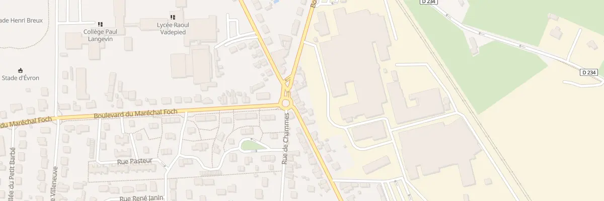 Plan du 31 Rue de Ste Suzanne à Évron