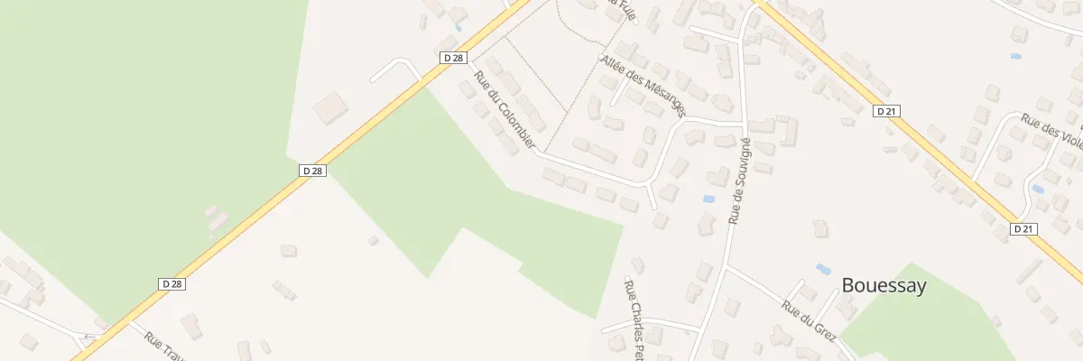 Plan du 19 Rue du Colombier à Bouessay