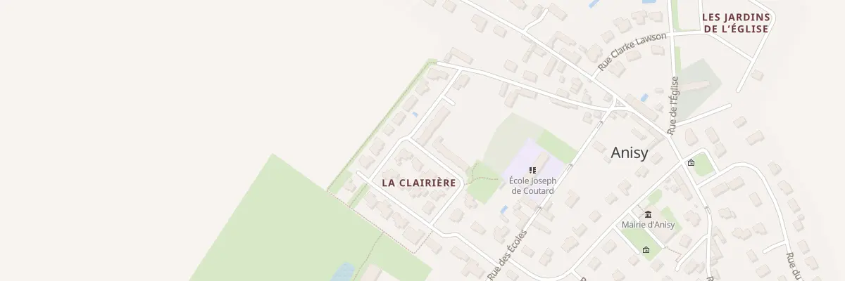 Plan du 2 Rue des Mirabelles à Anisy