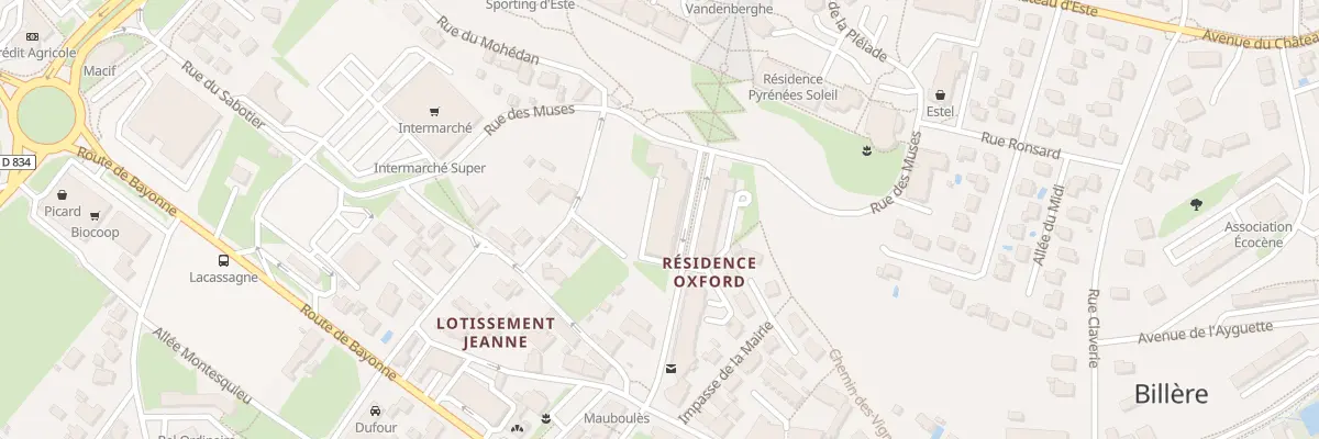 Plan du 5433 Res Oxford à Billère
