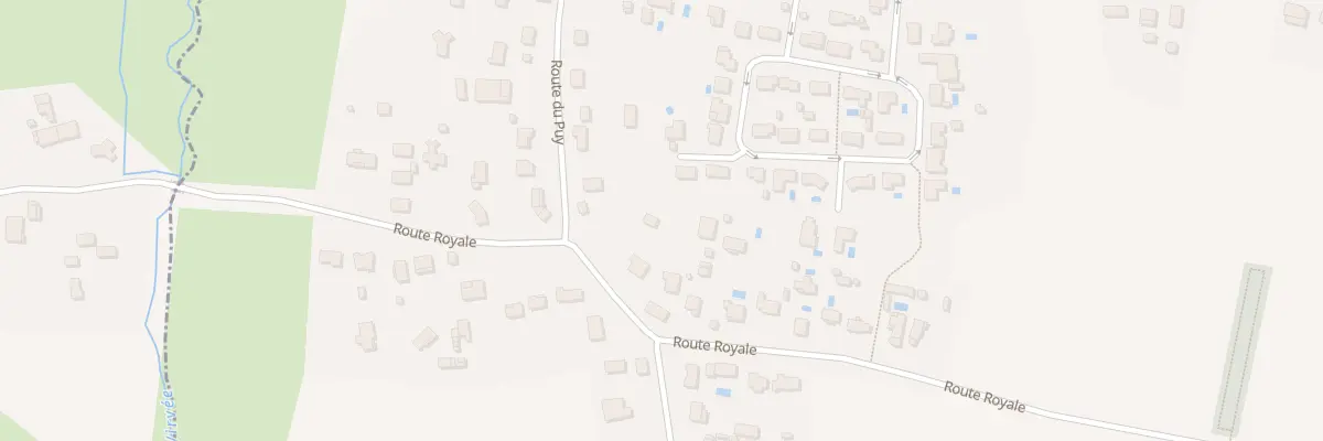 Plan du 2820 Rte Royale à La Lande-de-Fronsac