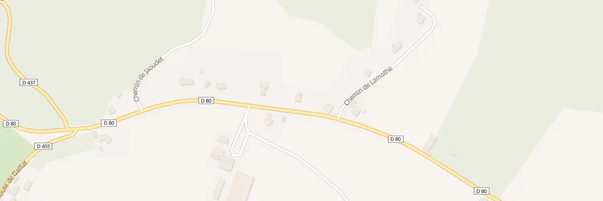 Plan du 405 Rte de Geaune à Castelnau-Tursan