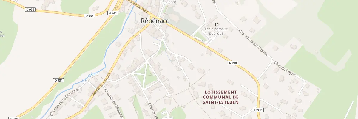 Plan du 8 Che d’Arnaude à Rébénacq