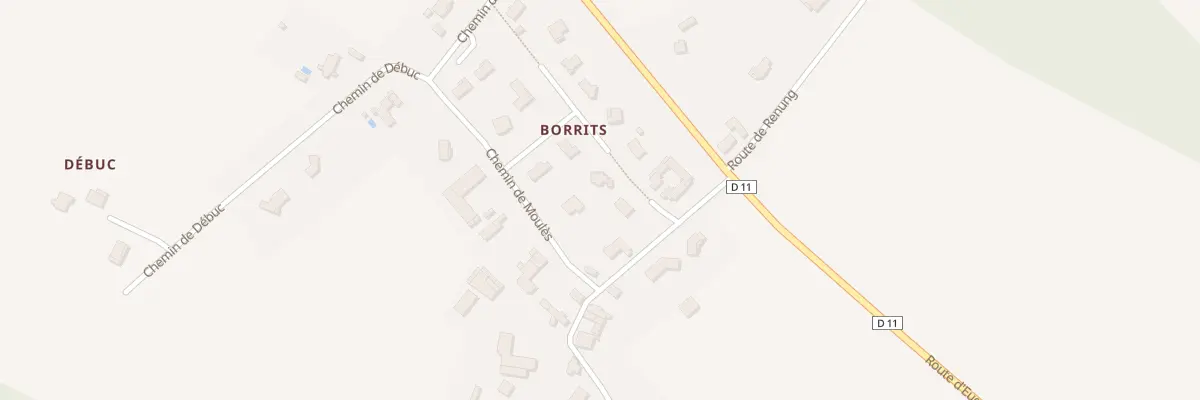 Plan du 13 Lot de Borrits à Classun