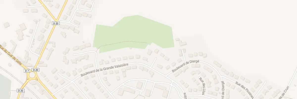 Plan du 38 Bd de la Gde Valaisiere à Évron