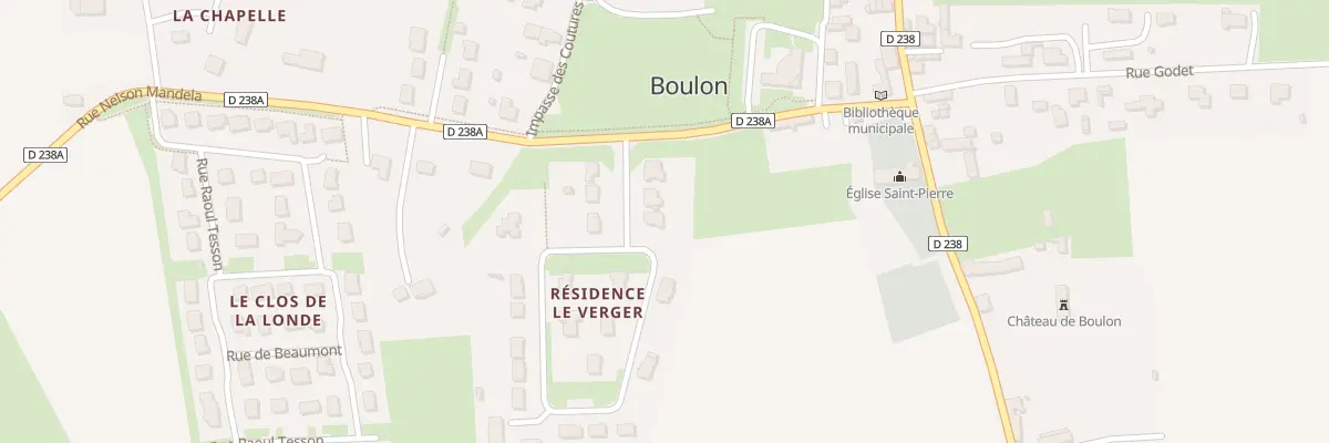 Plan du 51 Rue des Vergers à Boulon