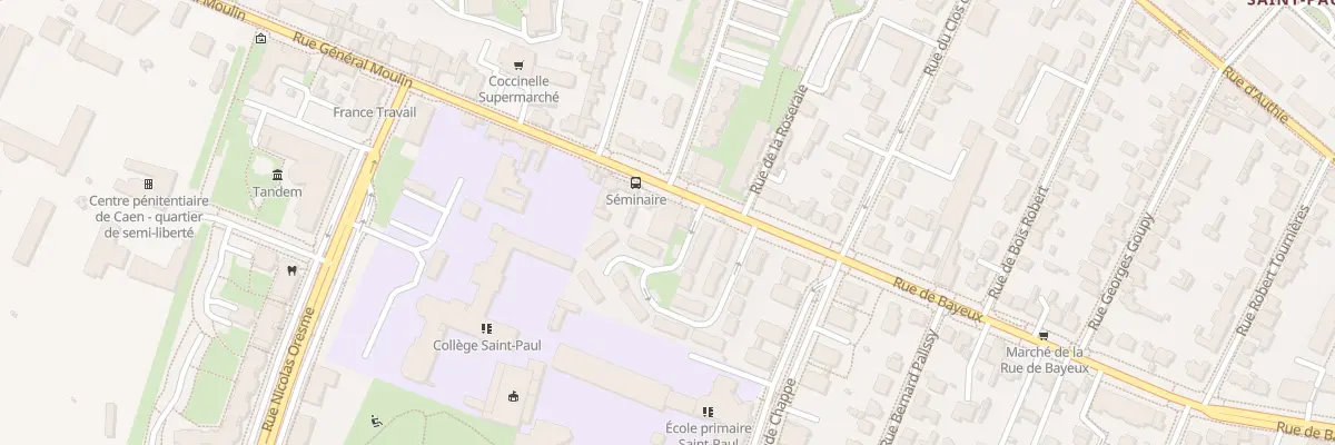 Plan du 223 Rue de Bayeux à Caen