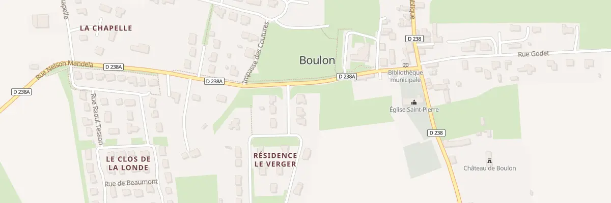 Plan du 25 Rue du Verger à Boulon