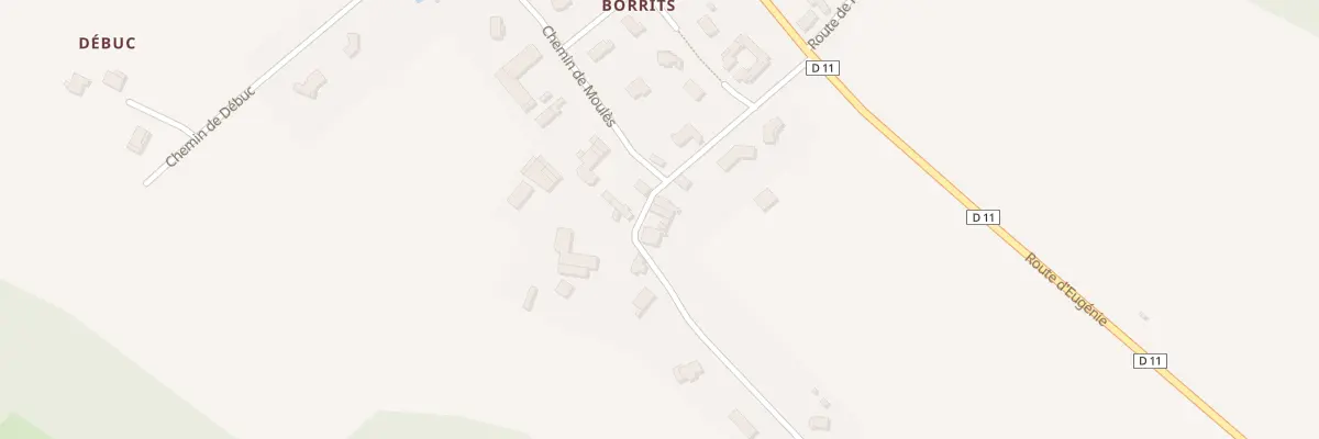 Plan du 175 Che de Borrits à Classun