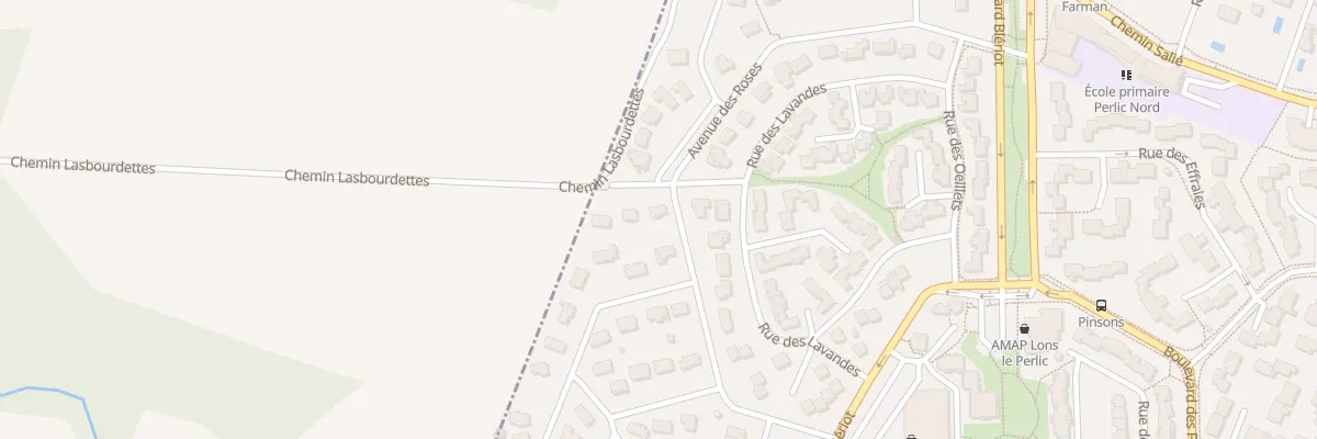 Plan du 1 Rue des Bégonias à Lons