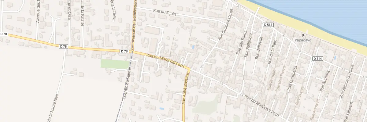 Plan du 116 Rue du Maréchal Foch à Saint-Aubin-sur-Mer