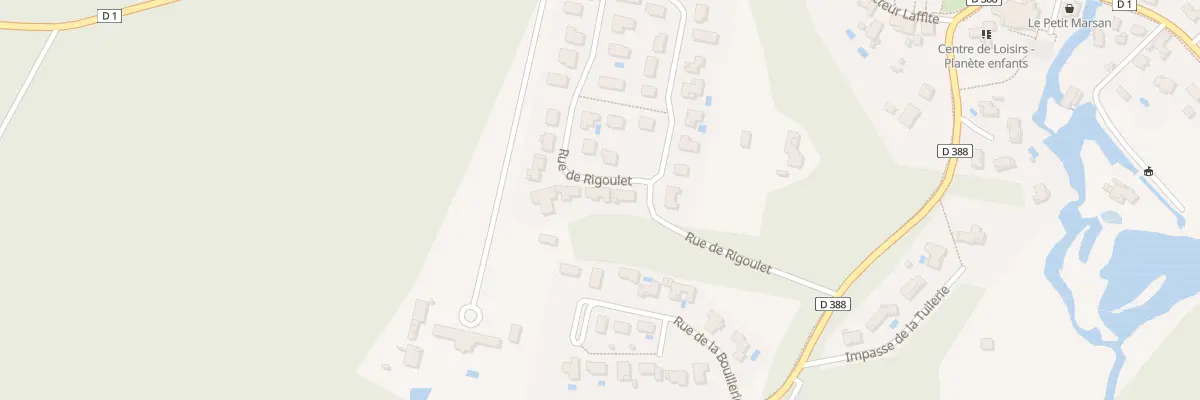 Plan du 684 Rue de Rigoulet à Bougue