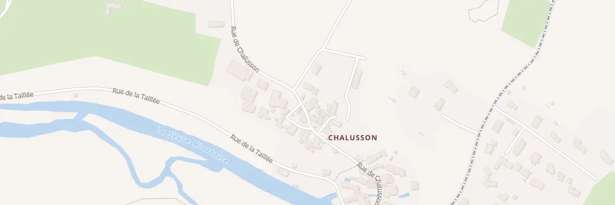 Plan du 278 Rue de Chalusson à Échiré