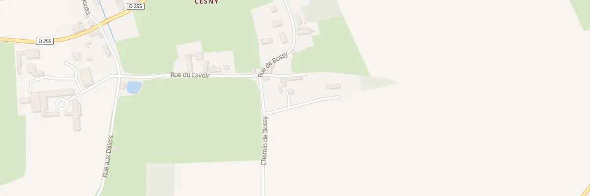Plan du 15 Rue de Bossy à Cesny-les-Sources