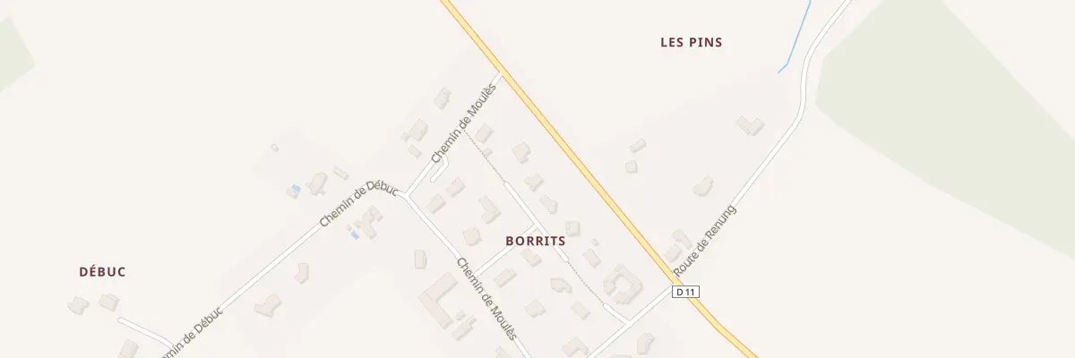 Plan du 5 Lot de Borrits à Classun