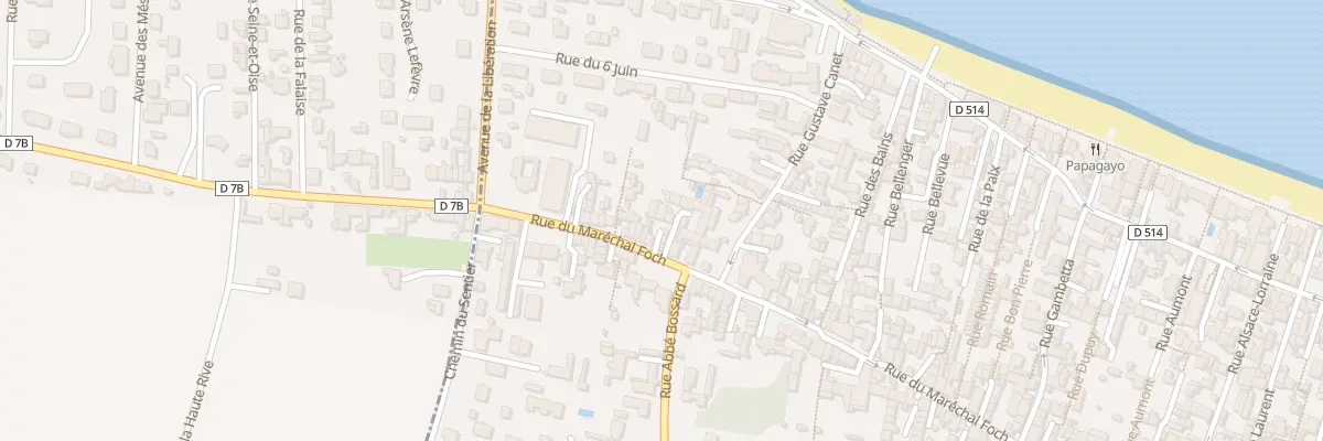 Plan du 124 Rue du Maréchal Foch à Saint-Aubin-sur-Mer