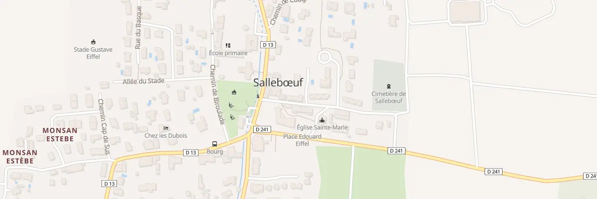 Plan du 11 Rue des Carbouneyres à Sallebœuf