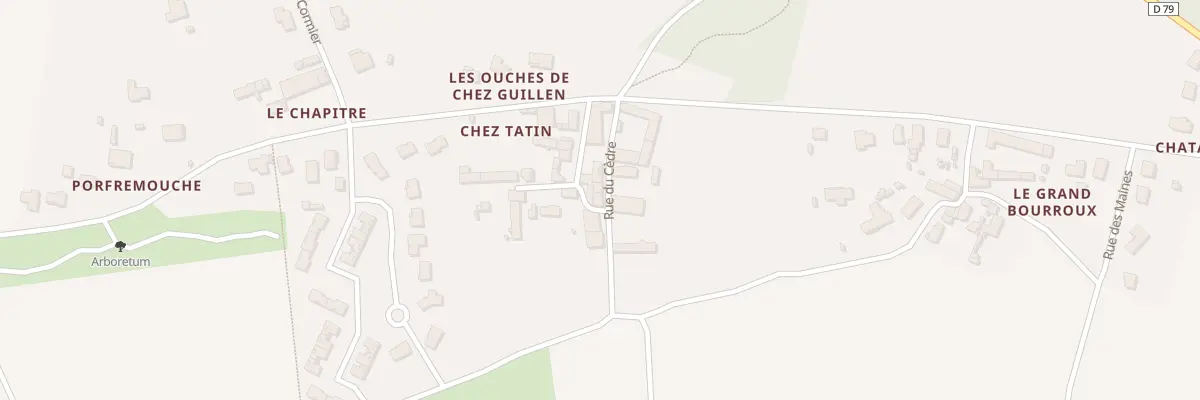 Plan du 8 Rue du Cèdre à Louzac-Saint-André